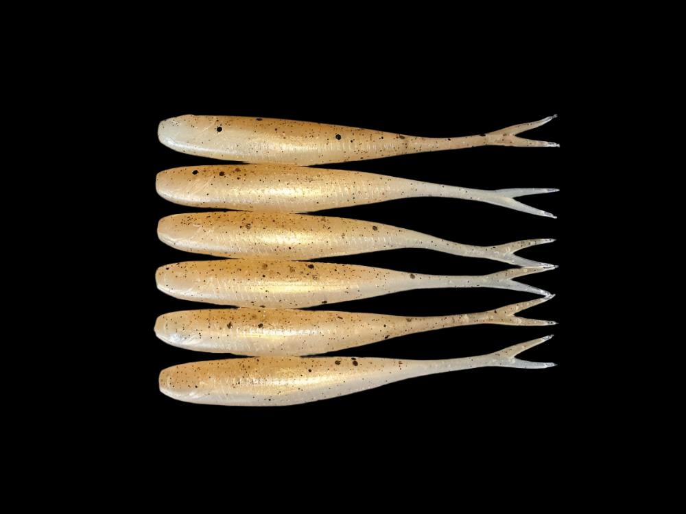 Jerk Shad 5" CARAMELLO soft plastic fishing lure