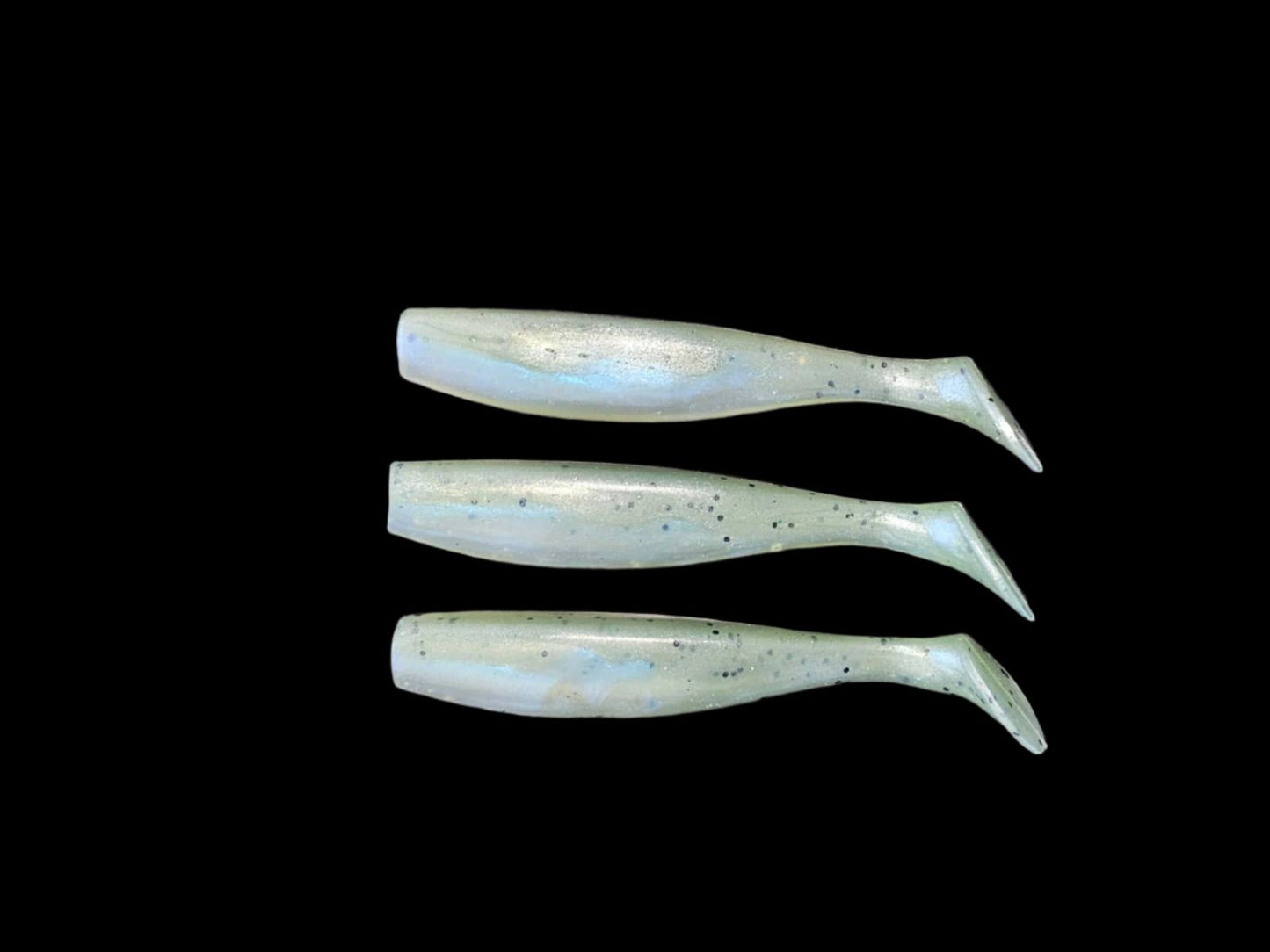 MINNOW 6 INCH - KIWI BLUE Paddle tail soft plastic fishing lure