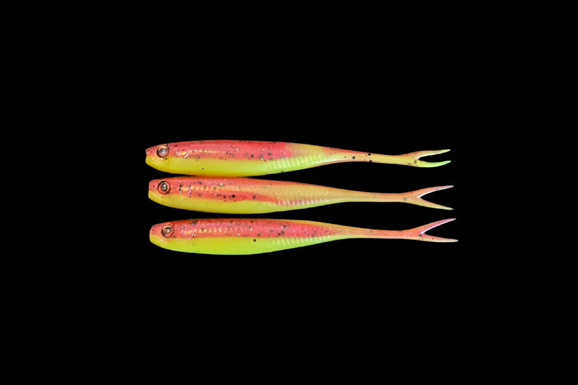 Jerk Shad 7" DEAD RED soft plastic lure