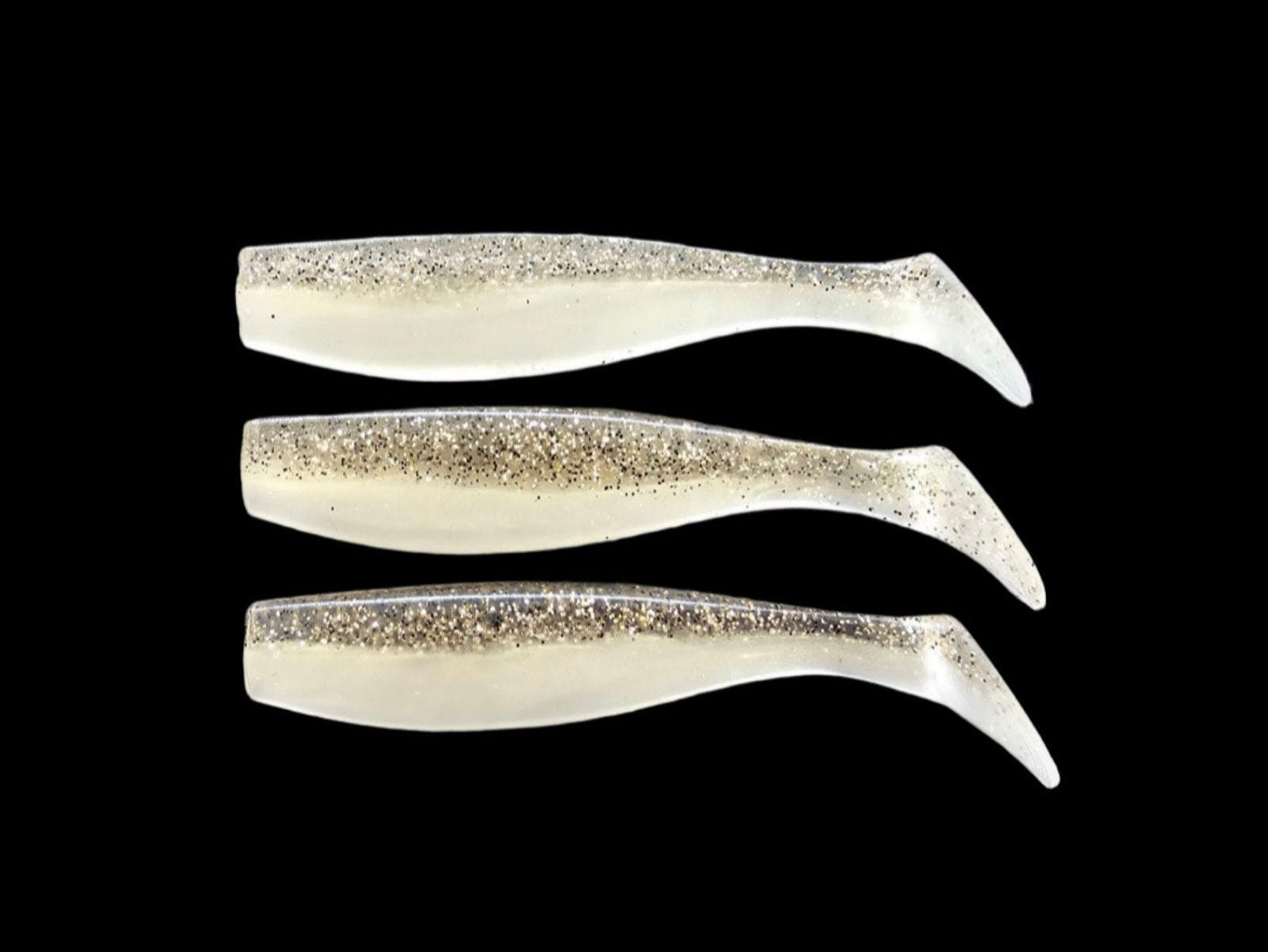 J Minnow 6" GOLDEN HOUR Paddle tail soft plastic lure