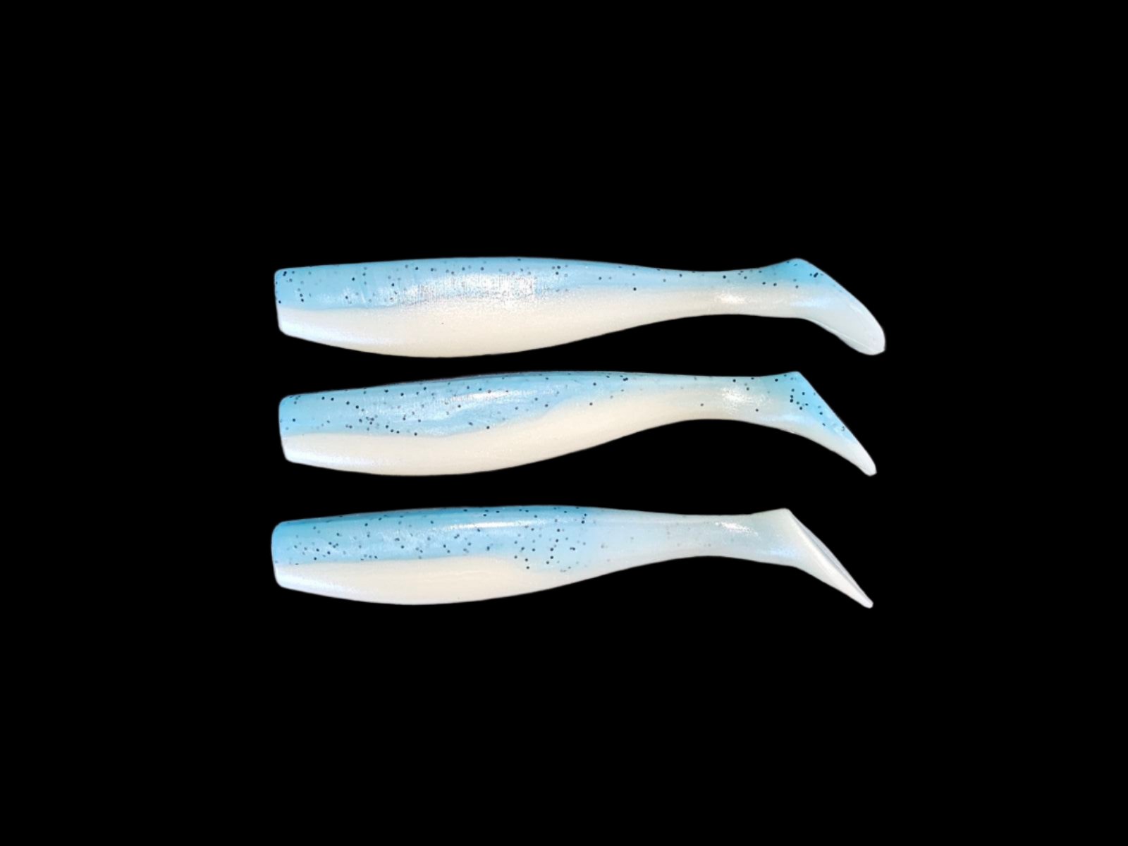 J Minnow 6"  KAKADU BLUE  Paddle tail soft plastic fishing lure
