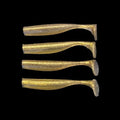 Hammer Tail 5"  LEMON DROP Hammer tail soft plastic fishing lure