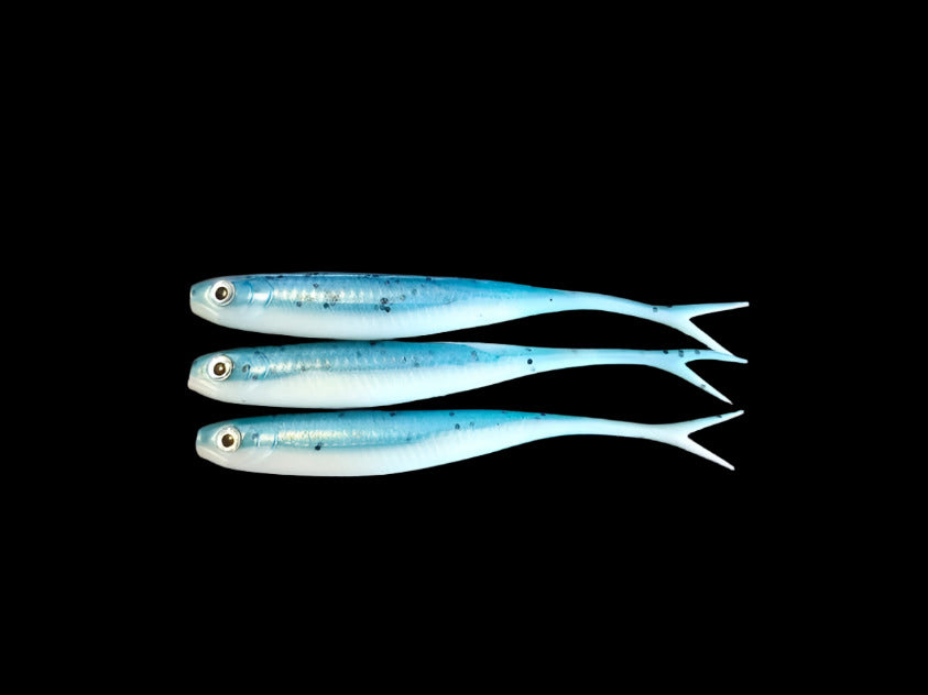 Jerk Shad 7"   KAKADU BLUE  soft plastic lure