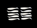 J Minnow 3"  PEARL WHITE Paddle tail soft plastic lure