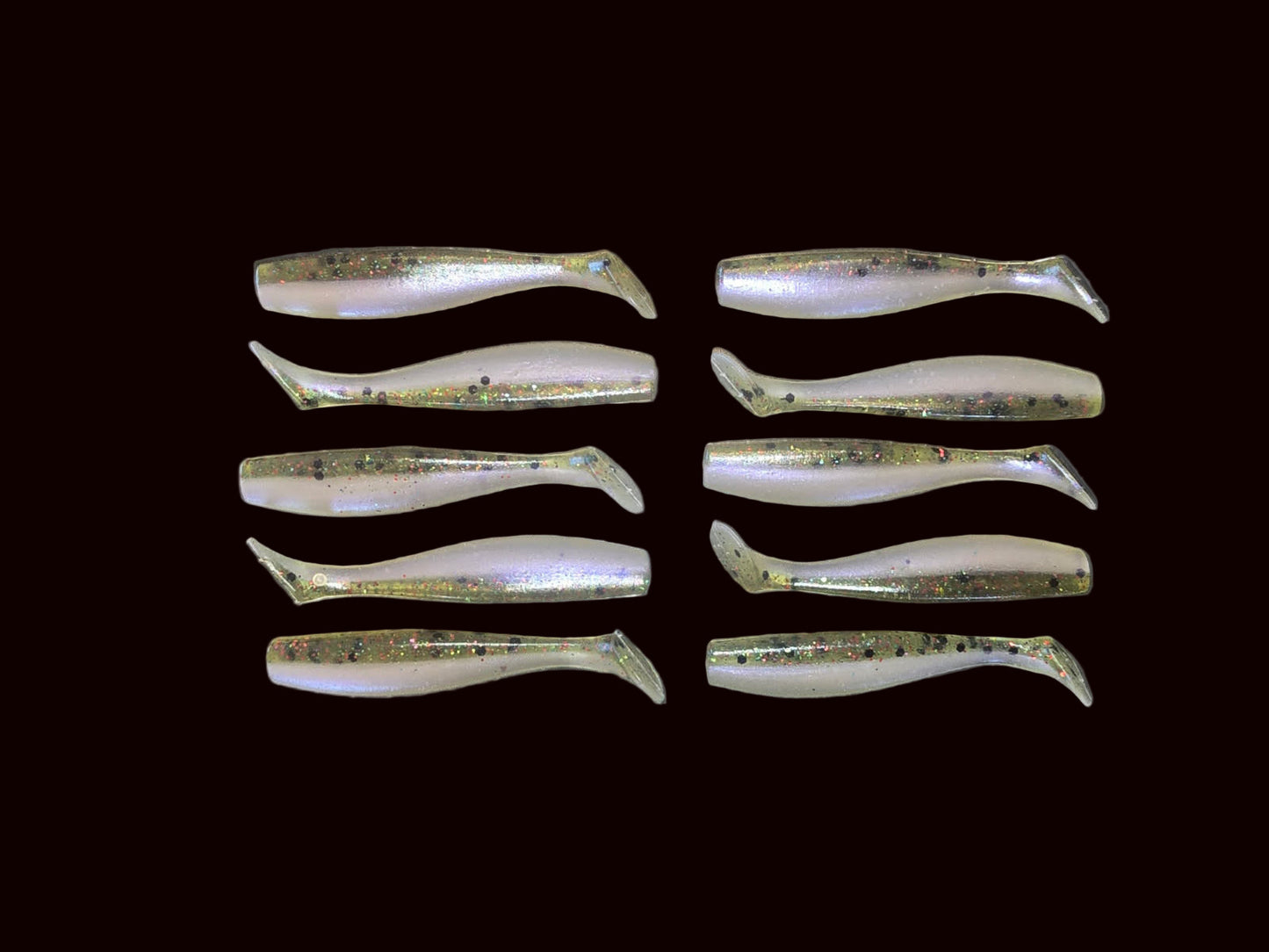 J Minnow 3" RAINBOW TROUT Paddle tail soft plastic fishing lure
