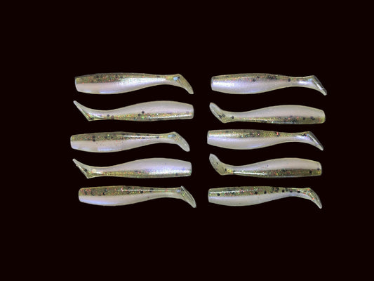 J Minnow 3" RAINBOW TROUT Paddle tail soft plastic fishing lure