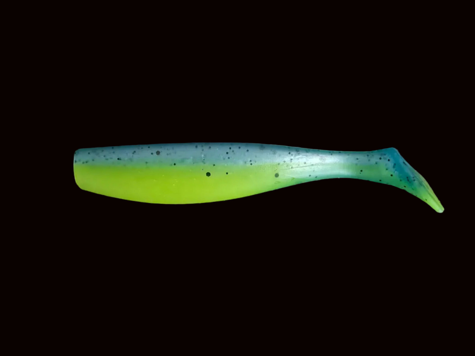 J Minnow 5" NEON BLUE Paddle tail soft plastic fishing lure