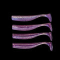 Hammer tail 5" DEEP PURPLE Hammer tail soft plastic fishing lure