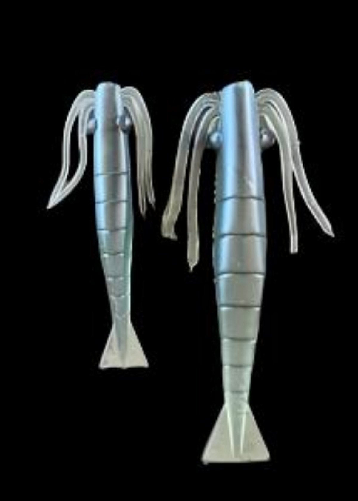 3 Inch prawn soft plastic fishing lure 