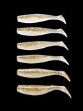 J Minnow 4"  GOLDEN HOUR Paddle tail soft plastic lure