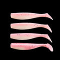 J Minnow 5" THINK PINK Paddle tail soft plastic fishing lure