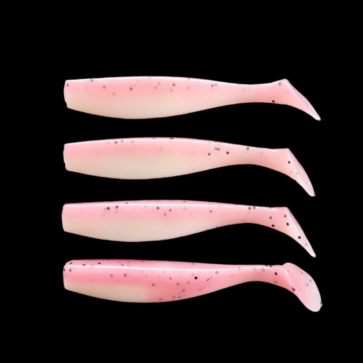 J Minnow 5" THINK PINK Paddle tail soft plastic fishing lure