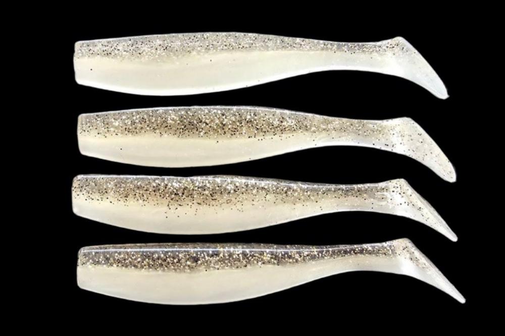 J Minnow 5" GOLDEN HOUR Paddle tail soft plastic lure